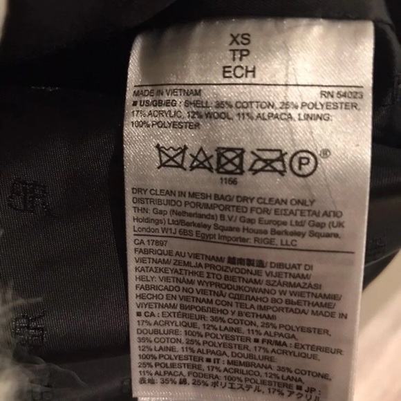 NWT Banana Republic Faux Fur Winter Coat XS - Picture 6 of 6